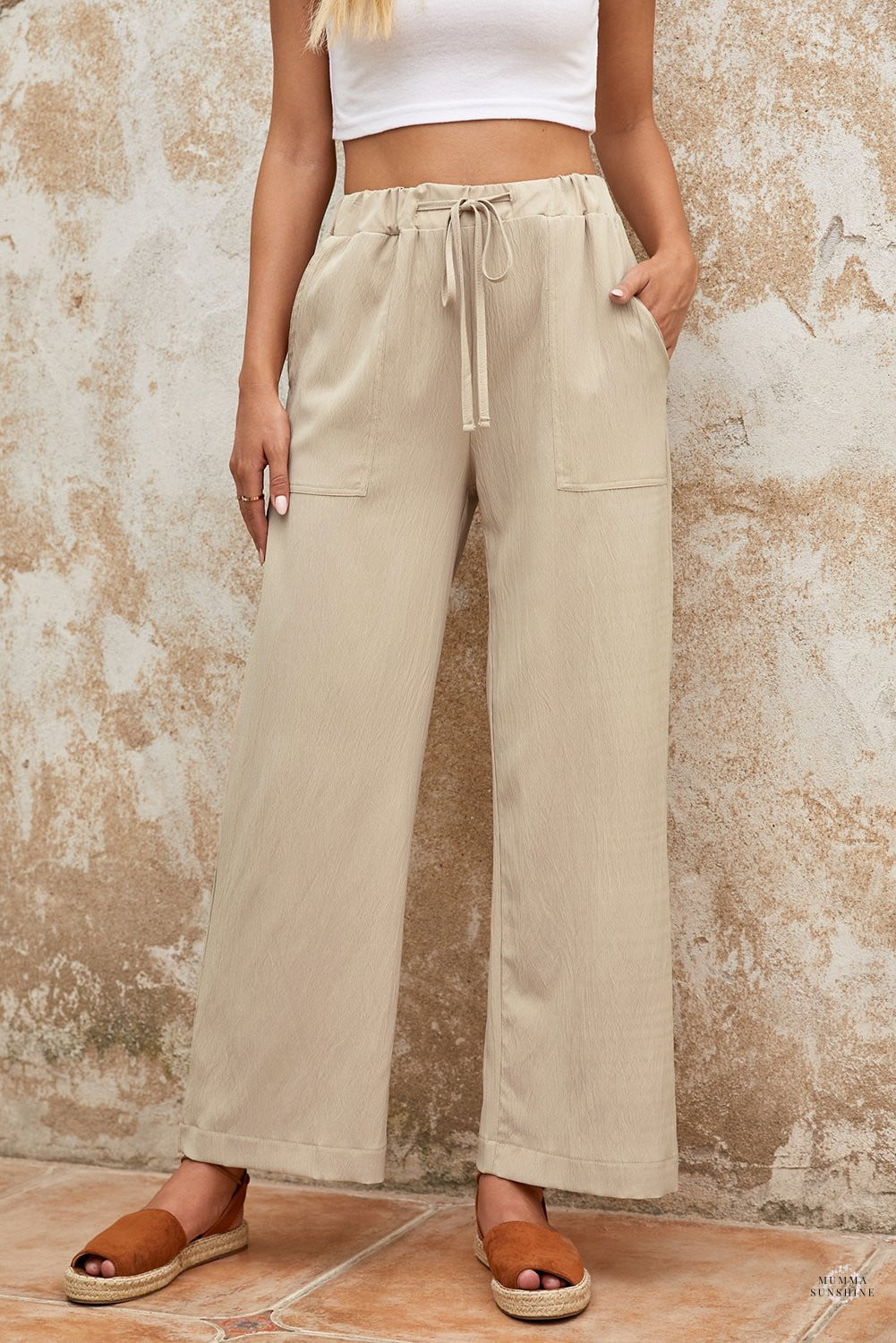 Sorrento Casual Wide Leg Pantaloni
