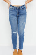 Judy Blu Cora Full Size Howdy Embroidery Boyfriend Jeans
